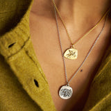 Medusa Necklace Silver