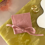 White Stone Petite Hoop Earrings