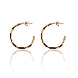 Small Crumpled Hoops