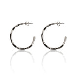 Small Crumpled Hoops