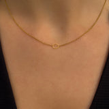 Circle Gold Necklace
