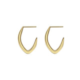 Zelda Gold Hoop Earrings