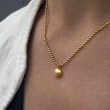 The Orb Necklace in Gold