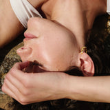 Okto Pearl Hoop Earrings Gold