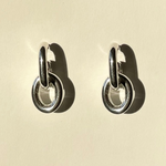 Ruddock-Go-Go-Gogo-Earrings-Hoop-Hoops-Interchangeable-Loop-Link-linked-Drop-Mixed-Metal-Sterling-Silver-18ct-Gold-Plated-Bold-Sculptural-Minimal