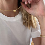 Ruddock-Love-Token-Chunky-Heart-Pendant-Necklace-Textured-18ct-Gold-Plated