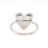 'A Good Listener' Small Heart Ring