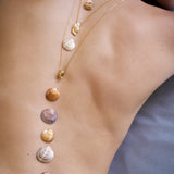 Shell Fragment Necklace Gold