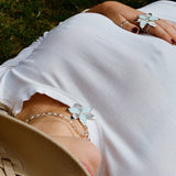 Forever Susan Necklace Silver - Sky