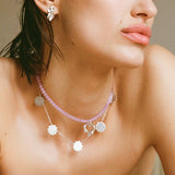 Wavy Charm Necklace