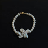 Classic Keshi Pearl Flower Bracelet №12