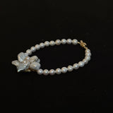 Classic Keshi Pearl Flower Bracelet №12