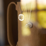 Medusa Necklace Silver