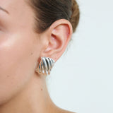 Oversized Wave Stud Earrings