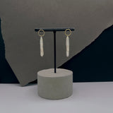 Gold and pearl earrings