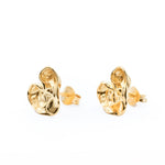 Apres-Youth-A-Good-Listener-18ct-Gold-Plated-Textured-Gold-Heart-Stud-Earring