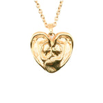 Apres-Youth-A-Good-Listener-Textured-Heart-Pendant-Medium-Necklace-18ct-Gold-Plated