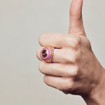 Apres-Youth-Firework-Statement-Ring-Pink-Amethyst-Ruby-Purple-Gold-Vermeil-Cocktail