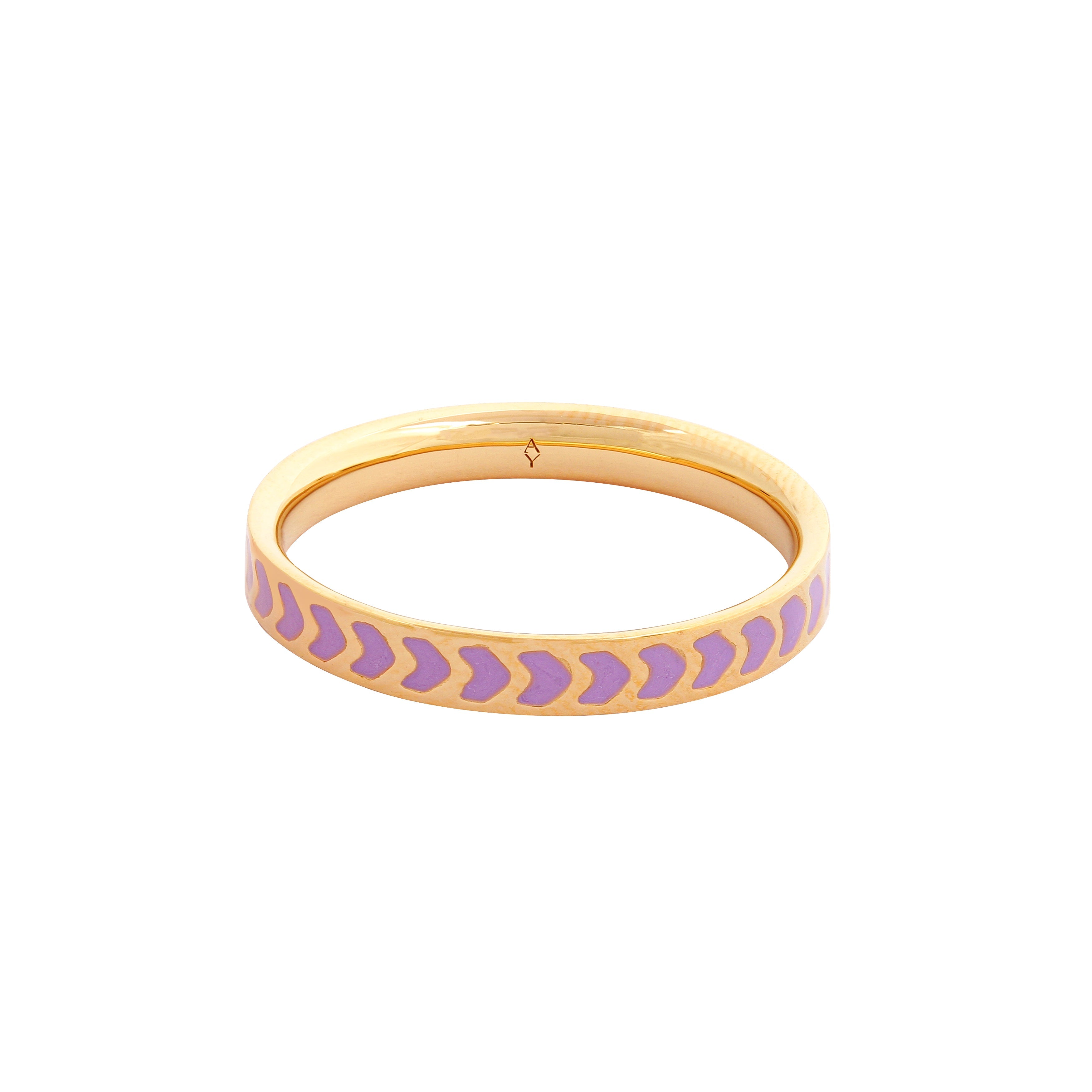 Apres-Youth-Spark-Enamel-Ring-Purple-Gold-Vermeil-Stacking
