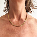 CRUX gold snake chain