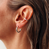 CRUX gold hoops- Midi