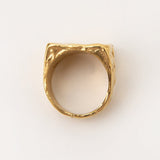 AREIA RECTANGULAR SIGNET RING