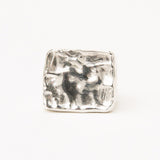 AREIA RECTANGULAR SIGNET RING
