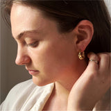 Crescent Beeswax Hoops