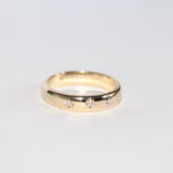 Blume-Jewellery-9-carat-9ct-Solid-Yellow-Gold-Star-Set-Lab-Diamond-Ring-Band-Wedding-Band-Stars-five-stones-cool-effortless-everyday-sparkle-modern-heirloom-keepskae-stacking-jewellery-handmade-uk