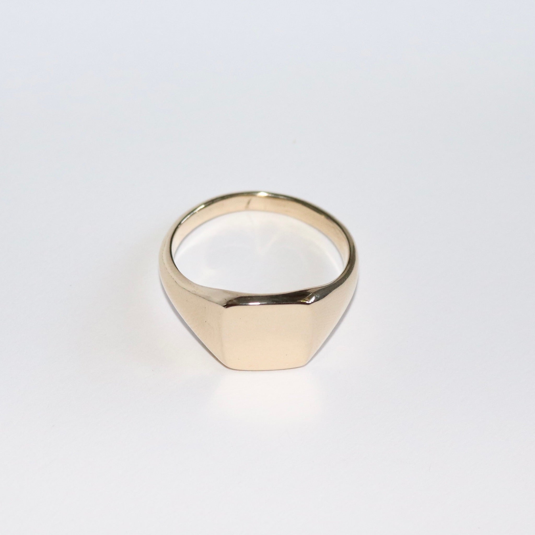 Blume-Jewellery-9-carat-9ct-solid-Gold-yellow-Sterling-Signet-Ring-Large-Soft-Rounded-Square-Face-Everyday-Timeless-Vintage-Inspired-Pinky-UK-Handmade-Classic