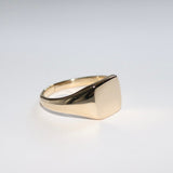 Blume-Jewellery-9-carat-9ct-solid-Gold-yellow-Sterling-Signet-Ring-Large-Soft-Rounded-Square-Face-Everyday-Timeless-Vintage-Inspired-Pinky-UK-Handmade-Classic