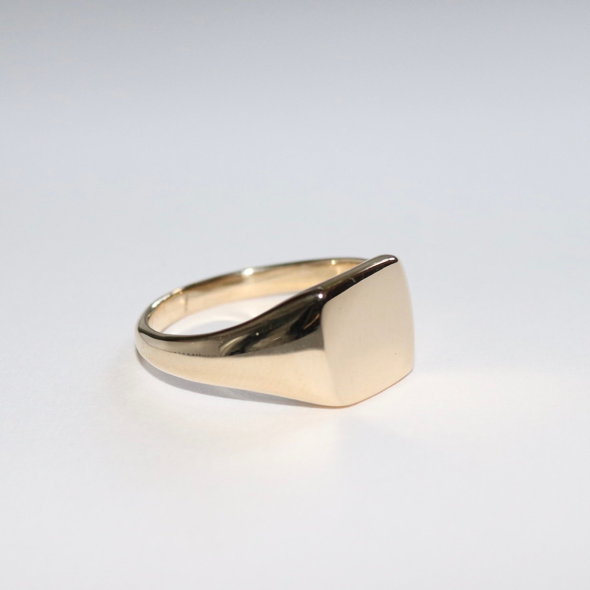 Blume-Jewellery-9-carat-9ct-solid-Gold-yellow-Sterling-Signet-Ring-Large-Soft-Rounded-Square-Face-Everyday-Timeless-Vintage-Inspired-Pinky-UK-Handmade-Classic