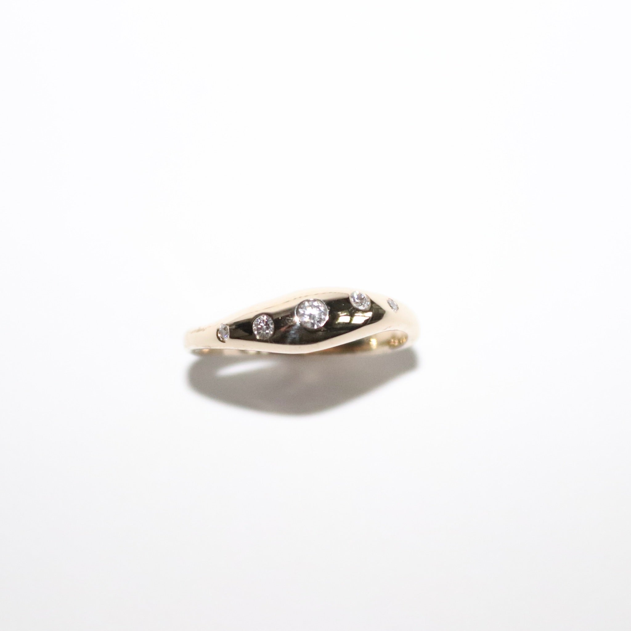 Blume-Jewellery-9-carat-9ct-solid-yellow-Gold-Diamond-Wave-Bombe-Ring-Chunky-Statement-Bold-Bubble-Curved-Thick-Band-Cool-Effortless-Timeless-Wedding-Band-Everyday-Lab-Handmade-UK