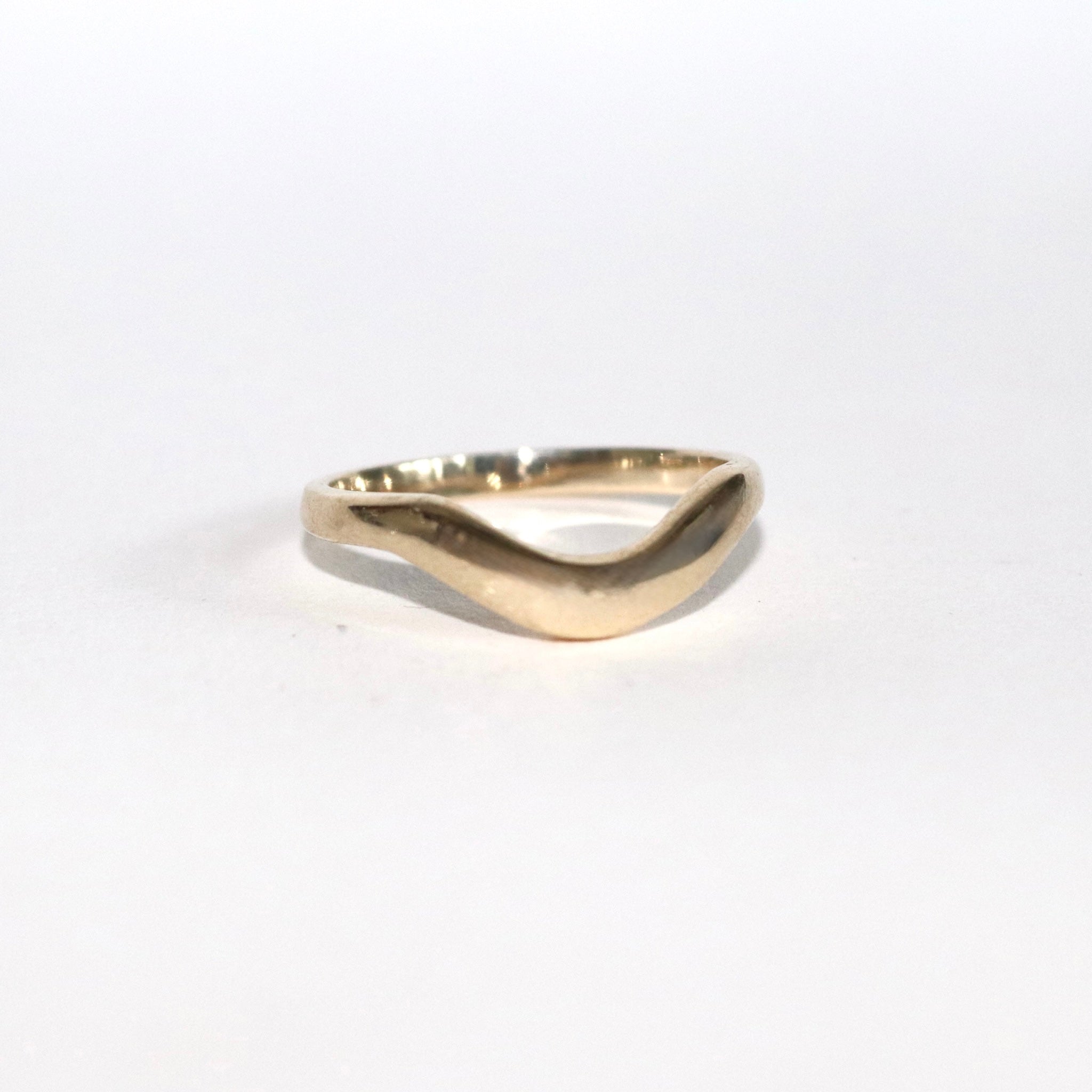 Blume-Jewellery-Curve-Ring-9ct-Solid-Gold-U-Shape-Band-Horseshoe-Classic-Timeless-Everyday-Stacking-essential
