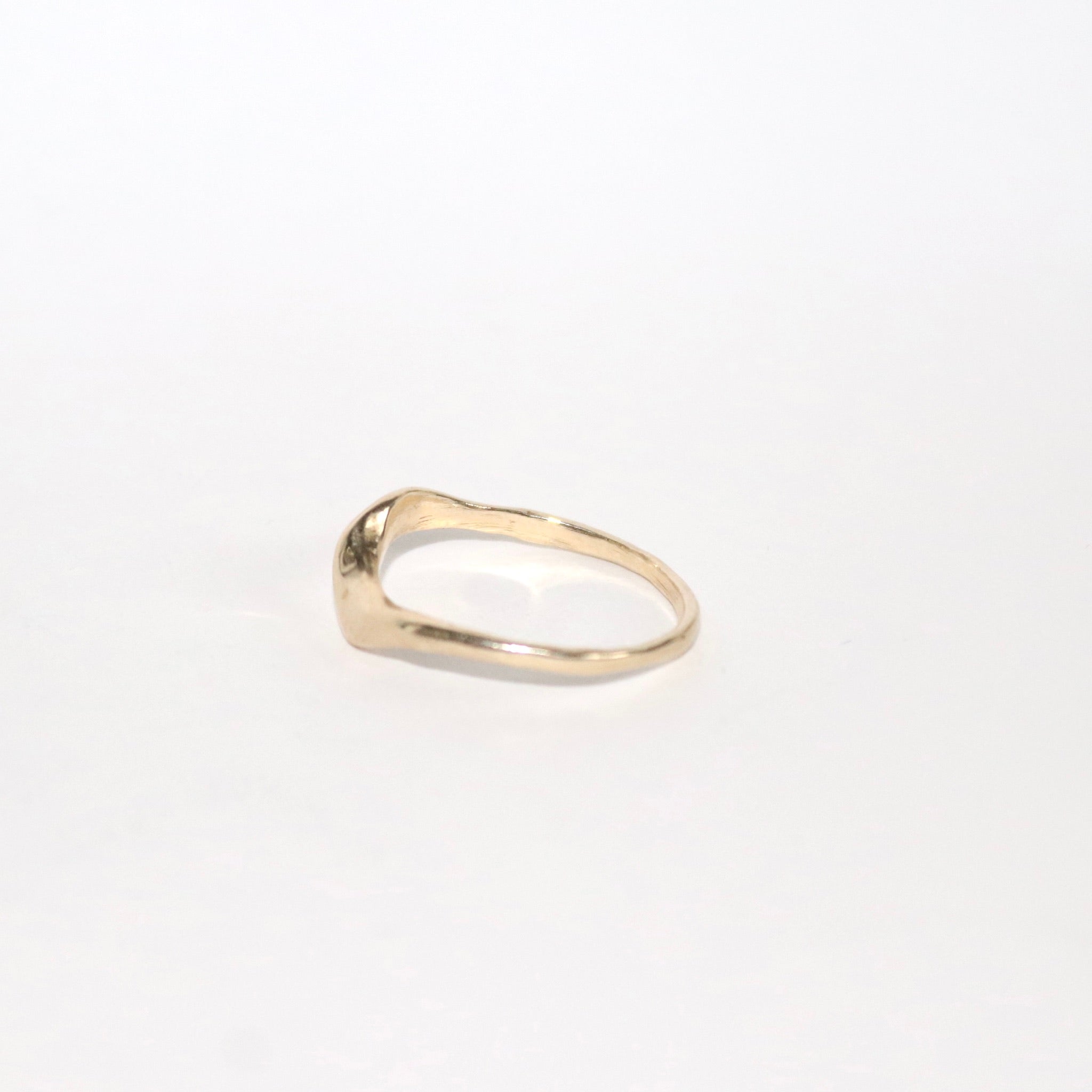 Blume-Jewellery-Gold-Arch-Band-9ct-Carat-9-Solid-Gold-CurveCurved-Wave-Wavey-Band-Ring-Stacking-Essential-Cool-Handmade-Everyday-Timeless-Design