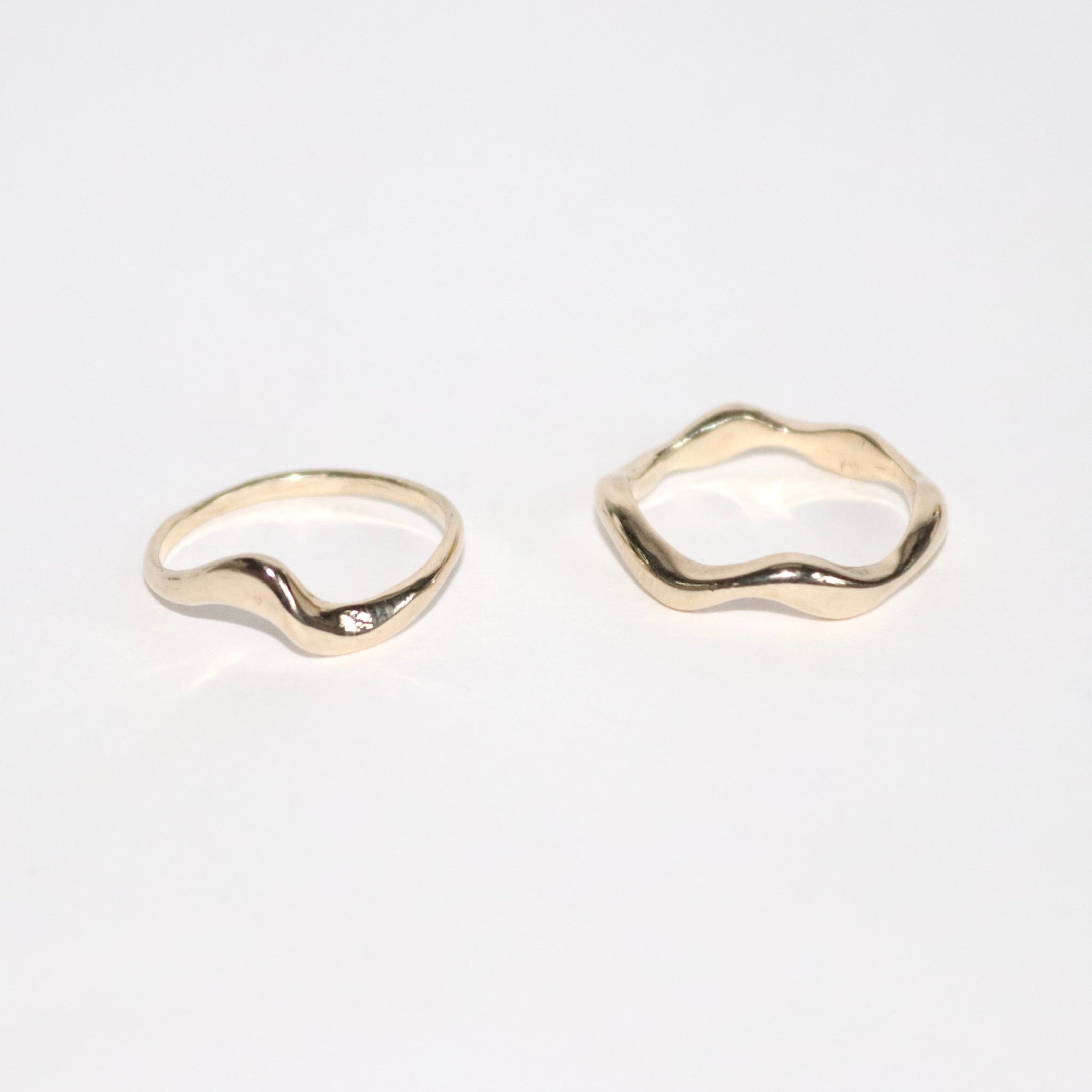 Blume-Jewellery-Gold-Arch-Band-9ct-Carat-9-Solid-Gold-CurveCurved-Wave-Wavey-Band-Ring-Stacking-Essential-Cool-Handmade-Everyday-Timeless-Design