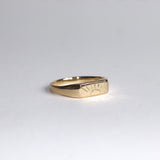 Blume-Jewellery-Gold-Sunset-Signet-Ring-9ct-9-Carat-solid-pinky-ring-everyday-sun-motif-cool-timeless-handmade-stacking-jewellery