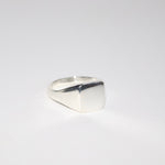 Blume-Jewellery-Silver-Sterling-Signet-Ring-Soft-Square-Rounded-Edge-Chunky-Statement-Pinky-Ring-Vintage-Classic-Timeless-Jewellery-Gift-Modern-Heirloom-Sterling-Silver-Handmade-UK