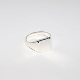 Blume-Jewellery-Silver-Sterling-Signet-Ring-Soft-Square-Rounded-Edge-Chunky-Statement-Pinky-Ring-Vintage-Classic-Timeless-Jewellery-Gift-Modern-Heriloom-Sterling-Silver-Handmade-UK