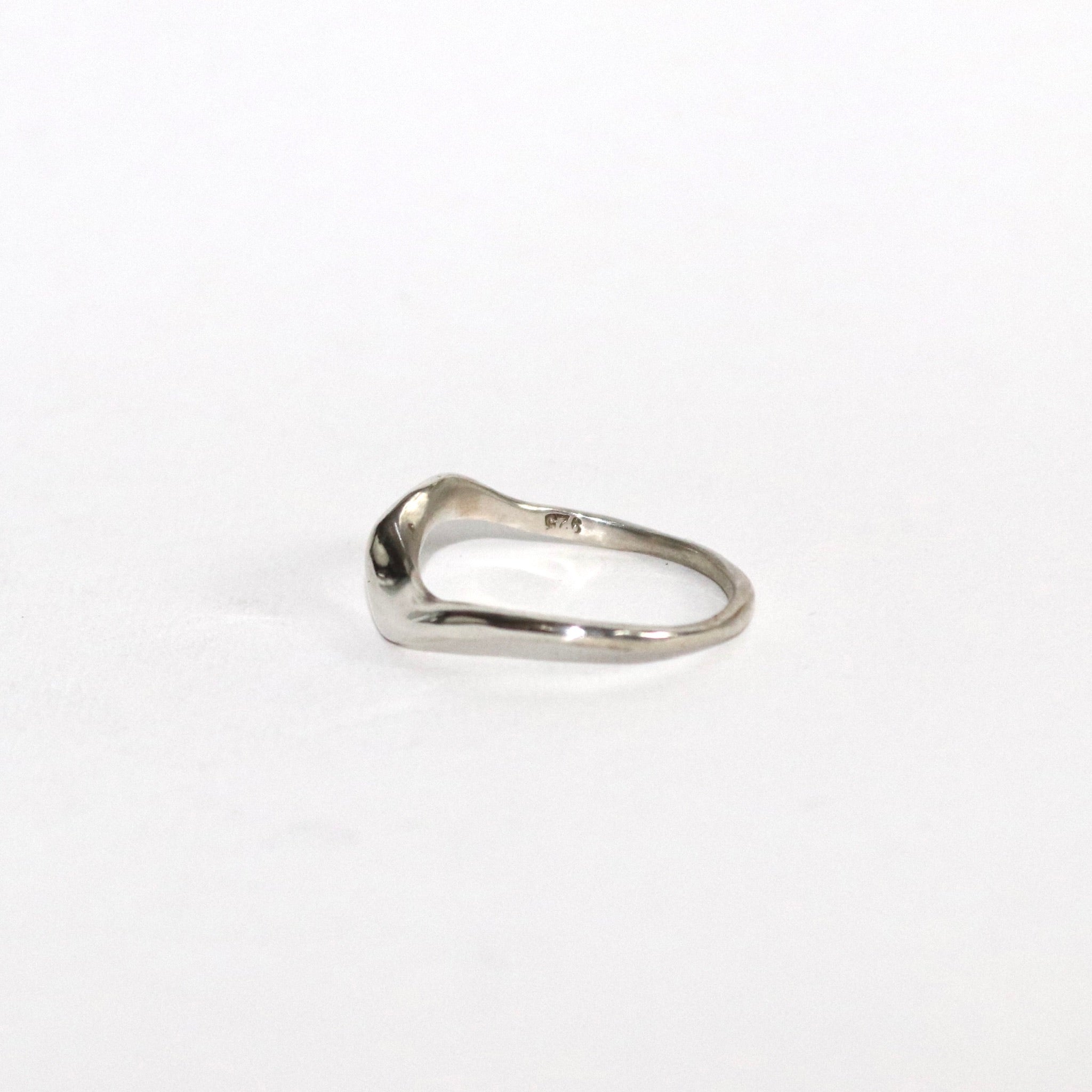 Blume-Jewellery-Sterling-Silver-Arch-Ring-Curved-Wave-Stacking-Band-Handmade-Cool-Contemporary-Everyday-Timeless-Design-Handmade-UK
