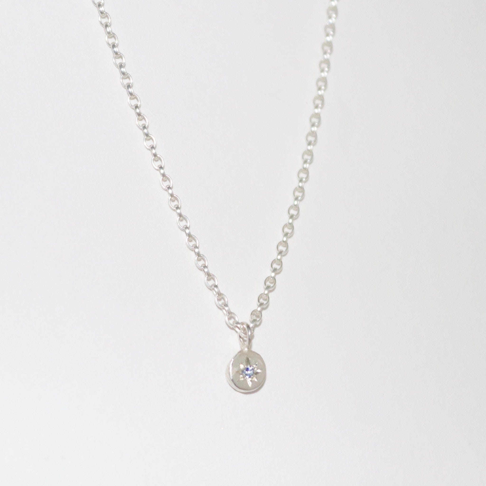 Blume-Jewellery-Sterling-Silver-Birthstone-Pendant-Necklace-Star-Setting-Stone-Gemstone-Garnet-Amethyst-Aquamarine-Diamond-Emerald-Moonstone-Ruby-Citrine-Peridot-Sapphire-Tanzanite-GOLDEN-UK-Jewellery-Pink Tourmaline-Blume Jewellery-GOLDEN-ShopGolden.co-Demifine-Jewellery-Destination-Contemporary-Curated-UK-Brands
