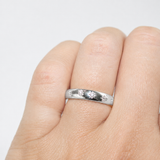 Blume-Jewellery-Sterling-Silver-Star-Set-Lab-Diamond-Stars-Band-Solitaire-Gemstone-Band-Sacking-Everyday-Wedding-Ring-Handmade-UK-Contemporary-Jewellery