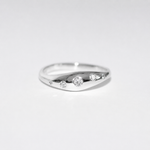 Blume-Jewellery-Sterling-Silver-Wave-Bombe-Ring-Lab-Diamond-Chunky-Statement-Band-Handmade-Contemporary-Cool-Jewellery-UK-5-Stones-Clear