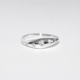 Blume-Jewellery-Sterling-Silver-Wave-Bombe-Ring-Lab-Diamond-Chunky-Statement-Band-Handmade-Contemporary-Cool-Jewellery-UK-5-Stones-Clear