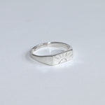 Blume-Jewellery-Sunset-Sterling-silver-signet-ring-chunky-Classic-everyday-hand-engraved-sun-design-motif-jewellery-timeless