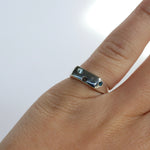 Blume-Jewellery-Winter-Signet-Ring-Sterling-Silver-Pinky-Gemstone-Stone-Ring-Blue-Brown-Blue-Topaz-Aquamarine-Smokey-Quartz-Cool-Rectangle-Handmade-UK