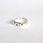 Blume-Jewellery-Winter-Signet-Ring-Sterling-Silver-Pinky-Gemstone-Stone-Ring-Blue-Brown-Blue-Topaz-Aquamarine-Smokey-Quartz-Cool-Rectangle-Handmade-UK4