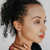 CRUX sterling silver hoops XL