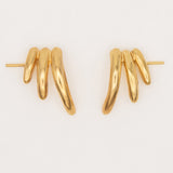 Carolina-De-Barros-Gold-Plated-18ct-Sterling-Silver-Statement-Stud-SELVA-EARRINGS