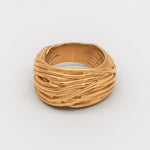 Carolina-De-Barros-Sterling-Silver-Gold-LIANA-RING-Plated-Twist-Sculptural-Statement-Ring